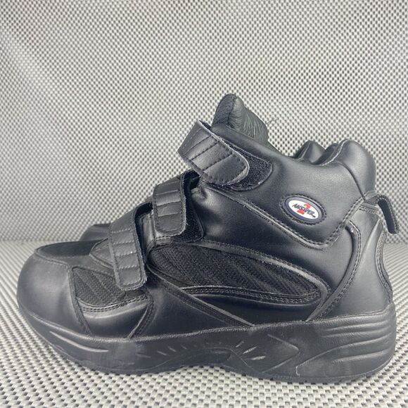 Apis Answer 2 551-1 Sneakers Mens 10XW Black Leather Therapeutic Athletic Boots